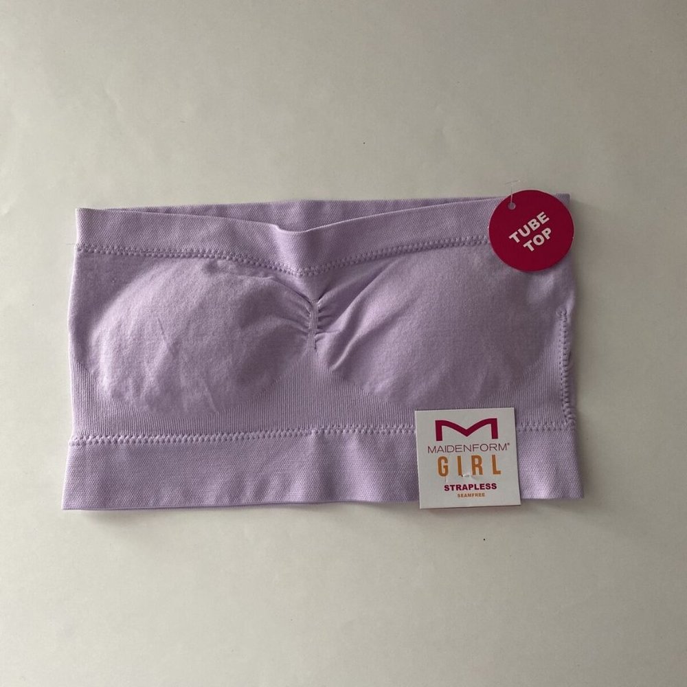 Maidenform Girl Strapless Seamfree Bandeau Bra L